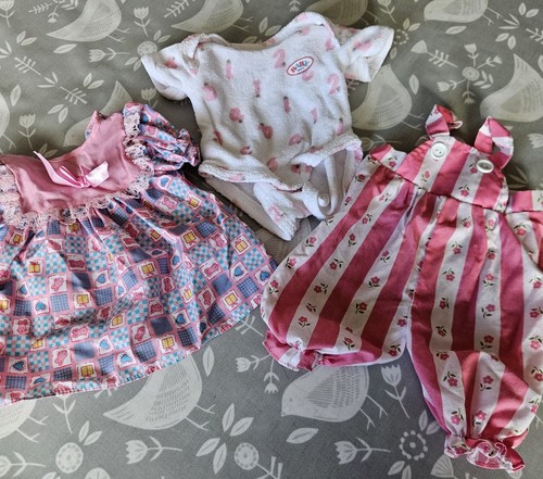 Vintage baby born doll clothes - doll,