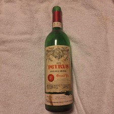 Empty Liquor Bottles Pétrus