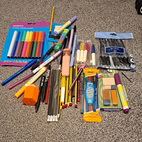 Bic mixed stationery job lot - job,