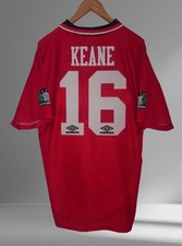 Manchester United 1996 FA Cup Final Shirt - KEANE 16 - XL