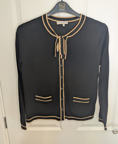 Hobbs london black merino wool - london,