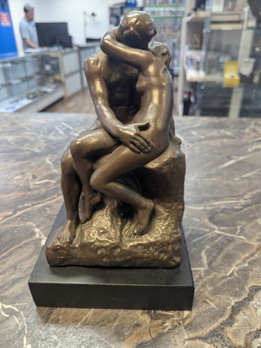 The kiss auguste rodin - by, 12"