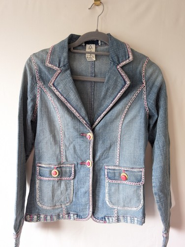 Ladies vintage denim jacket - denim,