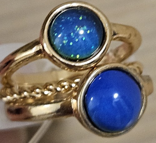 Pcs gold tone - 3, rings