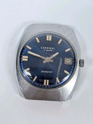 Vtg cardinal mens watch - cardinal,