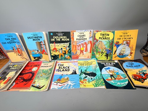 Tintin books job lot - job, hergé