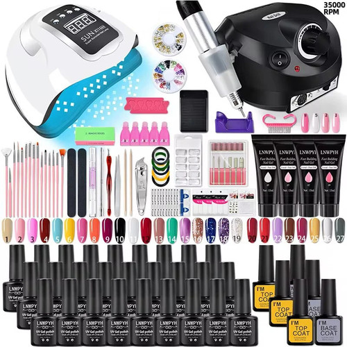 Nail polish kit acrylic - polish,