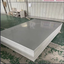 8x4ft PVC Pure White Marble