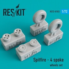 Spitfire 4-Spoke Wheels Set