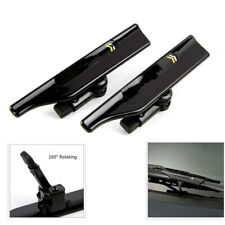 Car Accessories Wiper Stand Windshield Wiper Blade Protector Spoiler Black Pair