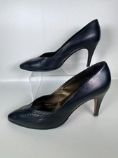 Gina London Leather Heels UK 4.5 Women's Dress Shoes Formal