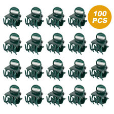 100Pcs Plant Fix Clips Orchid Stem Vine Support Flowers Tied Branch Clamping UK