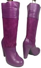 Poetic Licence Boots Designer Rare Ladies Please Pink Leather Suede Uk 3 Eu 36
