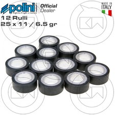 Kit 12 Rollers 6.5 Grams Polini Variator Yamaha T-Max TMAX 500 2001-2011