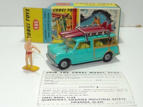Corgi 485 surfing mini - surfing,