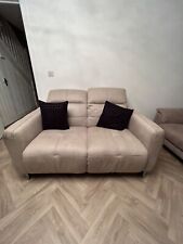 Sofology 2 seater fabric sofa in Stone. Condition: slightly used. Luxury sofa 