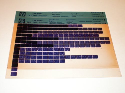 Microfiche spare parts - microfiche,