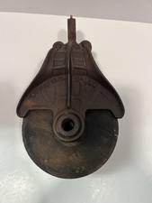 Old Wooden Pulley, 11 Inches