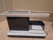 Sink Caddy Organizer – Kitchen Storage Tidy with Easy-Clean Drip Tray