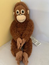 Ikea Djungelskog Orangutan Monkey Soft Plush Toy Chimp Ape 21”