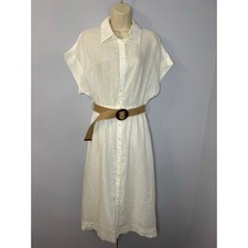 Mango Women's White Linen