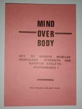 Mind Over Body- Cullinan - Finbarr research team very rare book 