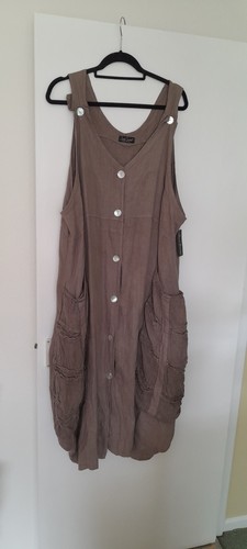 New sarah santos brown dress - new,