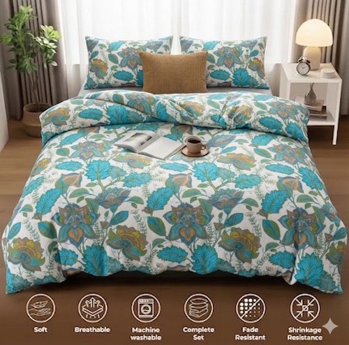 Duvet quilt cover printed - cover,