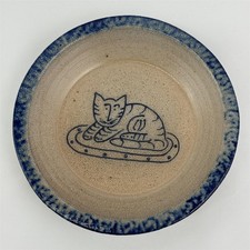1992 Eldreth Pottery 8" Salt