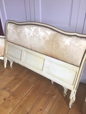 Antique French King Size Bed Frame with Headboard