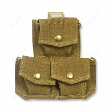 WW II British Army Equipment P37 Pouch Triple Package