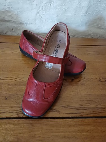 New red cotton traders flat - cotton,