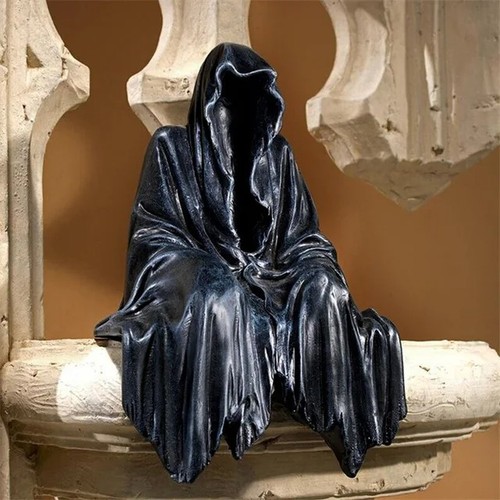 Statue gothic sitting - statue,