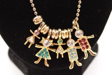 Vintage Family Charm Neckalce