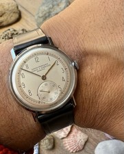 Vintage Girard Perregaux  Cuervo Y Sobrinos Two Tone Circa 1960’s Swiss Watch