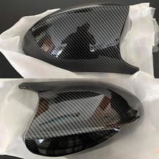 For BMW E81 E87 E90 E91 E92 E93 PRE-LCI Wing Mirror Cover Caps Carbon Fiber Look