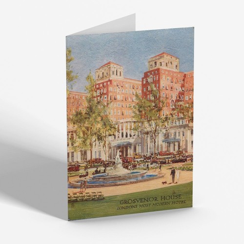 Greeting card vintage london - greeting,