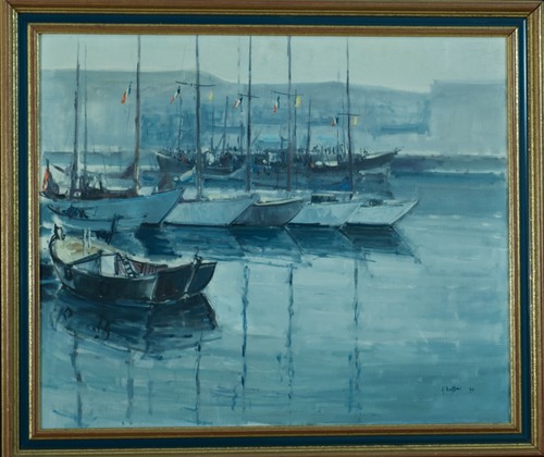 Modern large seascape - large, oil
