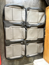 GENUINE VW TRANSPORTER GREY REAR TRIPLE BENCH SEAT COVERS