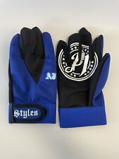 AJ STYLES Wrestler Gloves. Authentic Replica Set Wrestling Superstar Merchandise