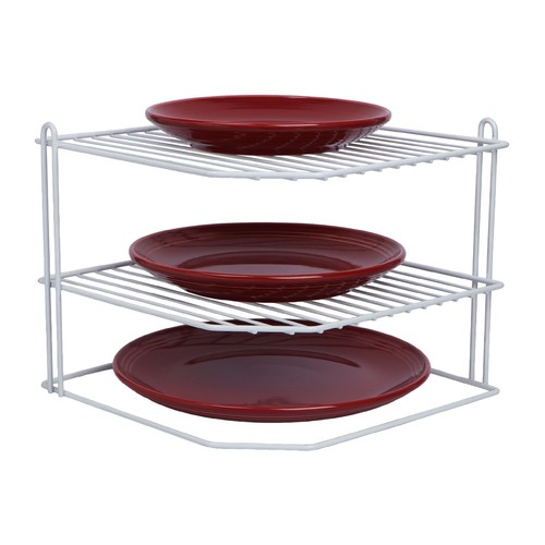 Tier corner plate rack - plate,