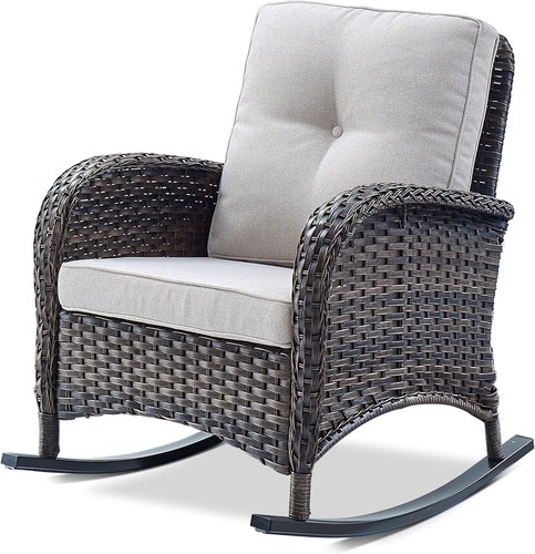 Piece wicker rocking - 1-piece,