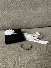 Chanel Crystal Logo Bangle