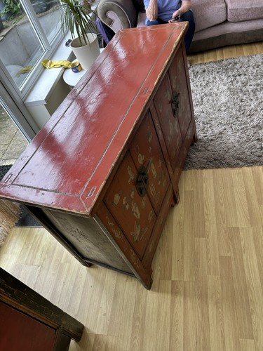 Vintage chinese red lacquer - chinese,