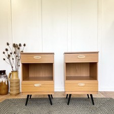 Midcentury retro pair of