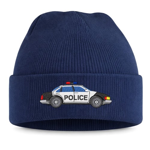 Embroidered police car kids - police,