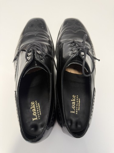 Loake bogart black leather - bogart,