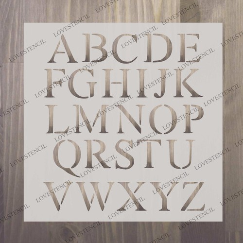 Alphabet stencils - alphabet,