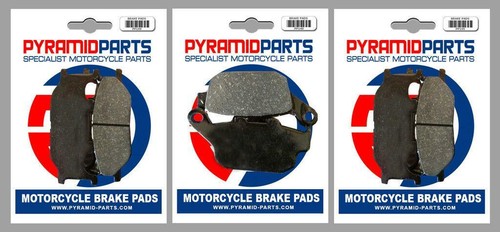 Front rear brake pads 3 - front,