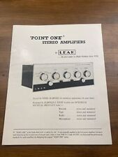 Leak Pre Amplifier Point One